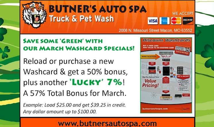 Butner's Auto Spa Special